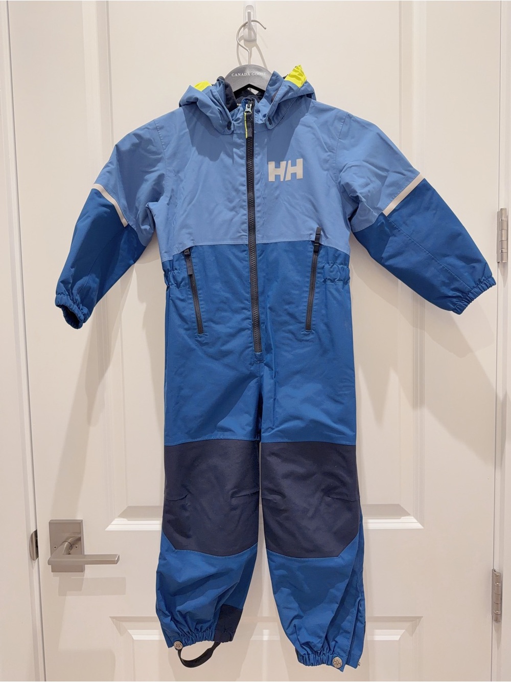 Helly Hansen Kids Blue One-Piece Storm Waterproof Playsuit rainsets - Picture 4 of 7